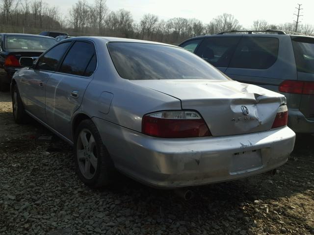 19UUA56812A028364 - 2002 ACURA 3.2TL TYPE SILVER photo 3