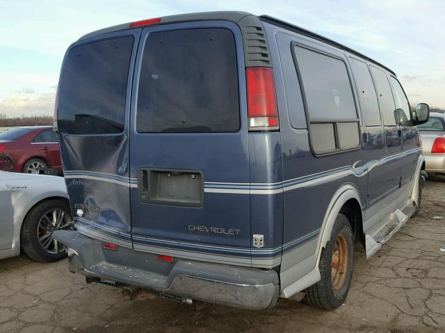 1GBFG15MXX1086885 - 1999 CHEVROLET EXPRESS G1 BLUE photo 4