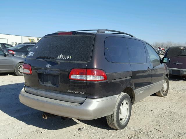 4T3ZF13C11U327540 - 2001 TOYOTA SIENNA LE SILVER photo 4