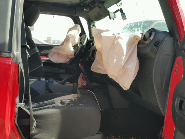 1C4AJWAG8GL112800 - 2016 JEEP WRANGLER S 红色 照片 5