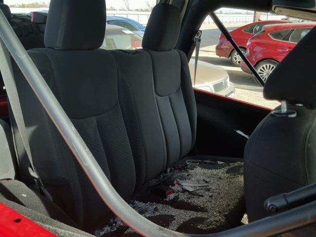 1C4AJWAG8GL112800 - 2016 JEEP WRANGLER S 红色 照片 6