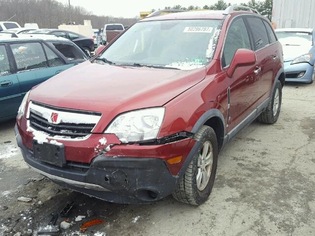 3GSCL33P98S645723 - 2008 SATURN VUE XE RED photo 9