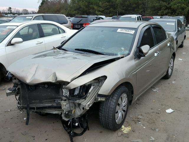 1HGCP26388A134431 - 2008 HONDA ACCORD LX GOLD photo 2