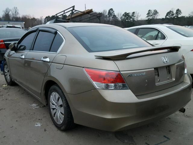 1HGCP26388A134431 - 2008 HONDA ACCORD LX GOLD photo 3