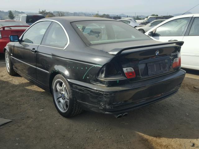 WBABN53443PH03053 - 2003 BMW 330 CI BLACK photo 3