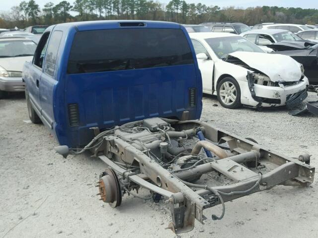 2GCEC19VX41193334 - 2004 CHEVROLET SILVERADO BLUE photo 3