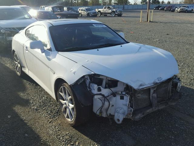 KMHHN66F77U234931 - 2007 HYUNDAI TIBURON GT WHITE photo 1