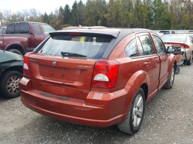 1B3CB3HA6AD568433 - 2010 DODGE CALIBER MA ORANGE photo 4