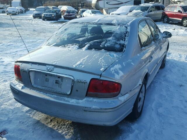 KMHWF25S75A127310 - 2005 HYUNDAI SONATA GL SILVER photo 4