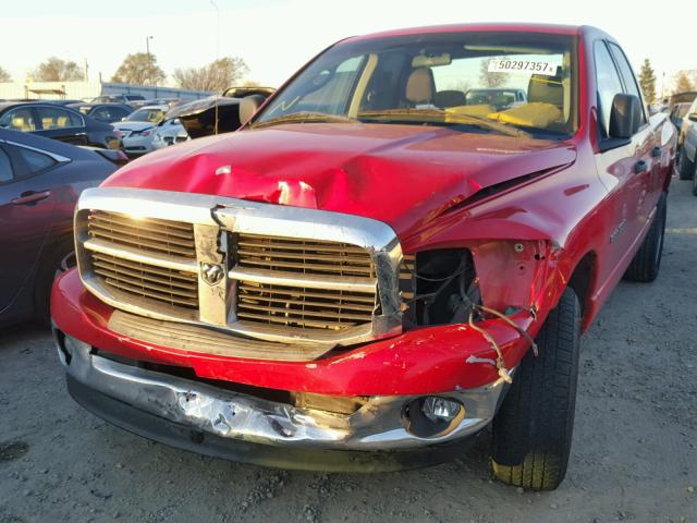 1D7HA18N36S661028 - 2006 DODGE RAM 1500 S RED photo 2