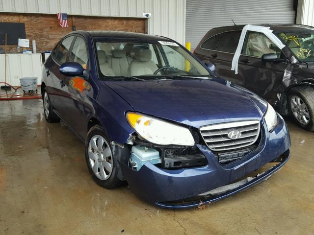 KMHDU46D68U389850 - 2008 HYUNDAI ELANTRA GL BLUE photo 1