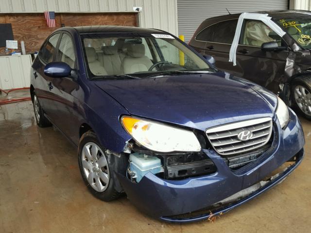 KMHDU46D68U389850 - 2008 HYUNDAI ELANTRA GL BLUE photo 9