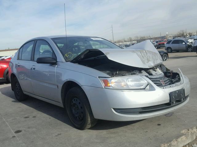 1G8AJ58F17Z201915 - 2007 SATURN ION LEVEL SILVER photo 1