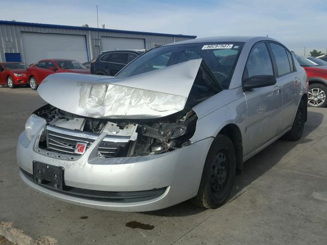 1G8AJ58F17Z201915 - 2007 SATURN ION LEVEL SILVER photo 2