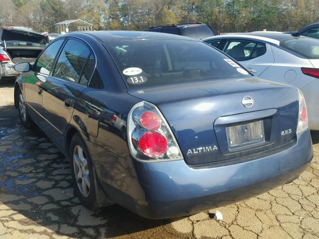 1N4AL11D75N429610 - 2005 NISSAN ALTIMA S BLUE photo 3