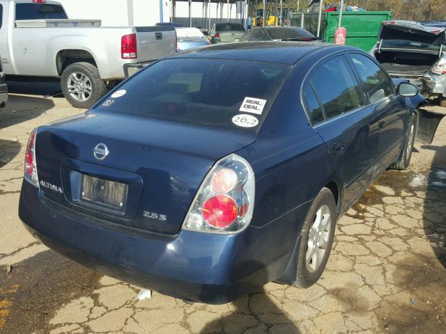 1N4AL11D75N429610 - 2005 NISSAN ALTIMA S BLUE photo 4