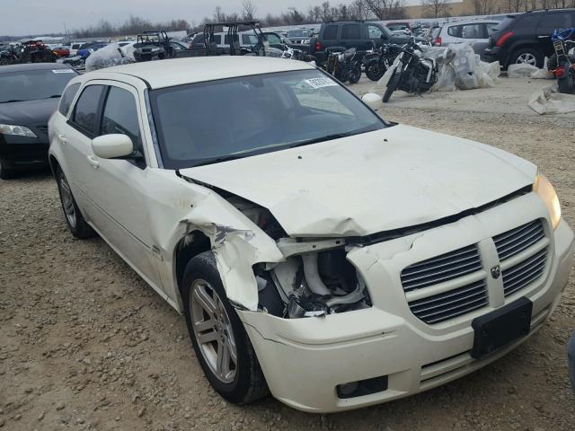 2D4GV58295H599330 - 2005 DODGE MAGNUM R/T WHITE photo 1