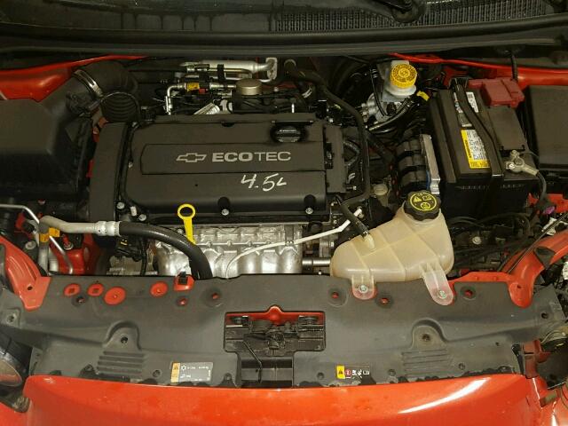 1G1JB5EH5D4212457 - 2013 CHEVROLET SONIC LS 橙色 照片 7