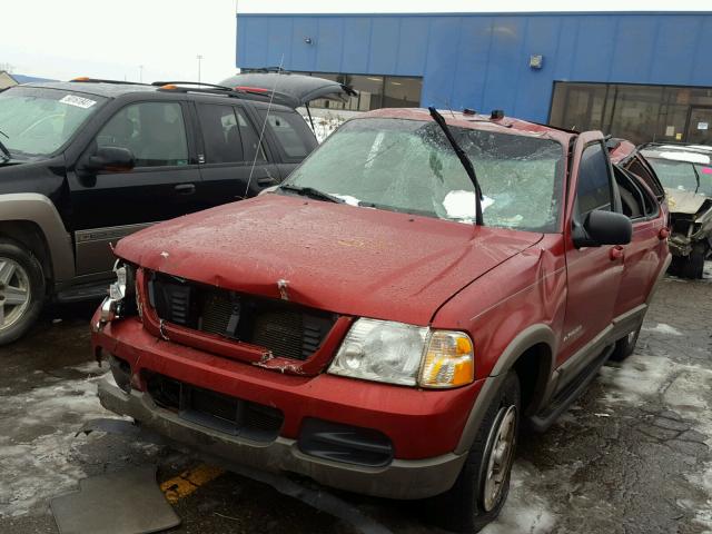 1FMZU73E62ZB46277 - 2002 FORD EXPLORER X RED photo 2