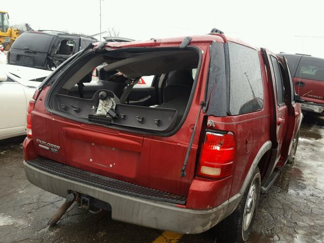 1FMZU73E62ZB46277 - 2002 FORD EXPLORER X RED photo 4