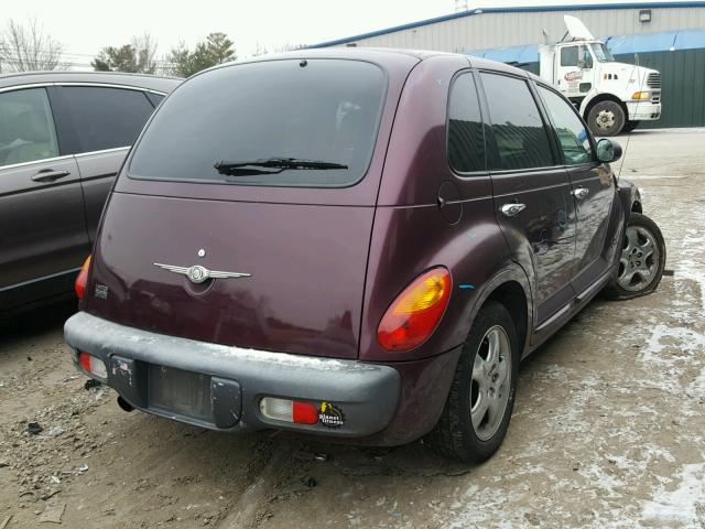 3C8FY4BB21T685565 - 2001 CHRYSLER PT CRUISER PURPLE photo 4