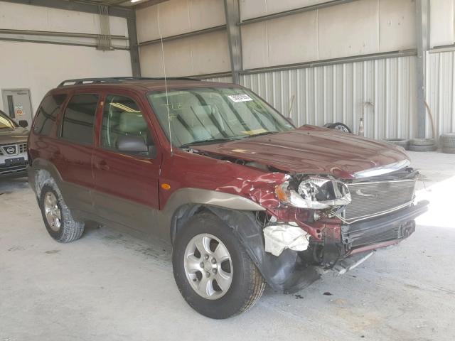 4F2CZ06163KM34919 - 2003 MAZDA TRIBUTE ES MAROON photo 1