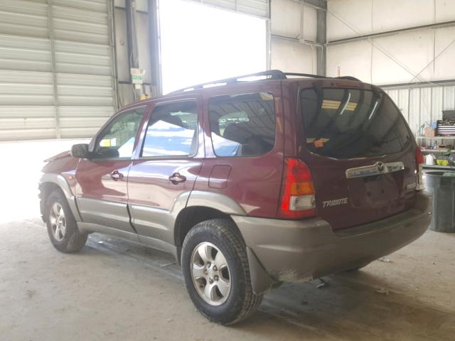 4F2CZ06163KM34919 - 2003 MAZDA TRIBUTE ES MAROON photo 3