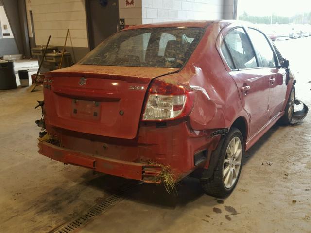 JS2YC415785103254 - 2008 SUZUKI SX4 CONVEN RED photo 4