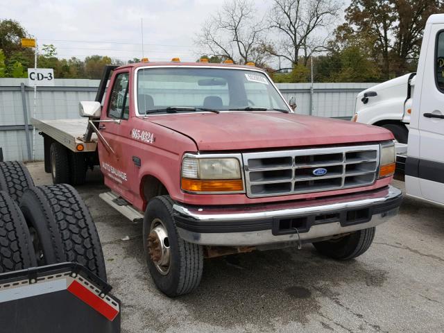 1FDLF47F8SEA09978 - 1995 FORD F SUPER DU RED photo 1