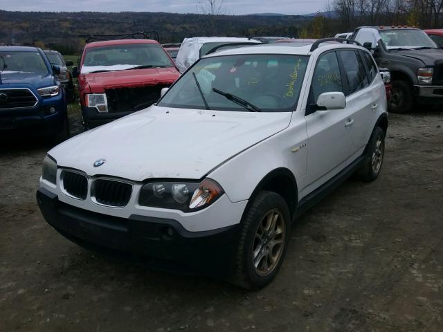 WBXPA73474WC38374 - 2004 BMW X3 2.5I WHITE photo 2