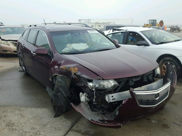 JH4CW2H63BC002342 - 2011 ACURA TSX MAROON photo 1