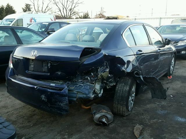 1HGCP26488A092917 - 2008 HONDA ACCORD LXP BLUE photo 4