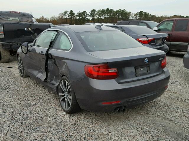 WBA1F5C56EV255217 - 2014 BMW 228 I BLACK photo 3