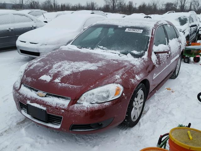 2G1WB5EK6B1203762 - 2011 CHEVROLET IMPALA LT RED photo 2