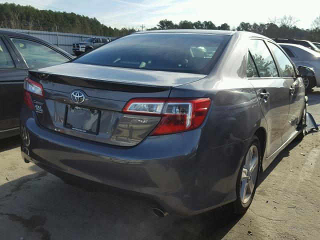 4T1BF1FK7DU720895 - 2013 TOYOTA CAMRY L GRAY photo 4