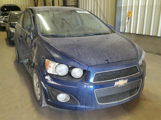 1G1JC5SH0D4120237 - 2013 CHEVROLET SONIC LT BLUE photo 1