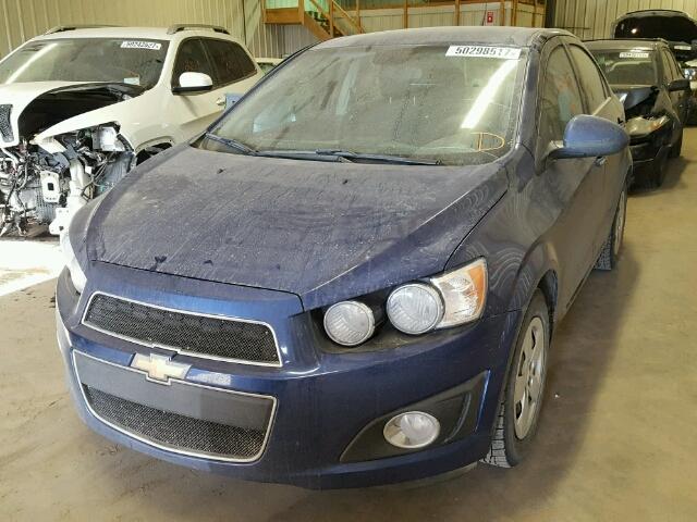 1G1JC5SH0D4120237 - 2013 CHEVROLET SONIC LT BLUE photo 2