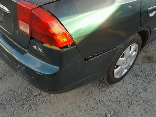 2HGES26721H552257 - 2001 HONDA CIVIC EX 绿色 照片 9