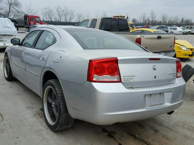 2B3CA3CV5AH117803 - 2010 DODGE CHARGER SX SILVER photo 3