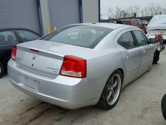 2B3CA3CV5AH117803 - 2010 DODGE CHARGER SX SILVER photo 4