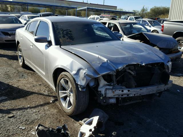 2C3CDXBG8DH624378 - 2013 DODGE CHARGER SE SILVER photo 1