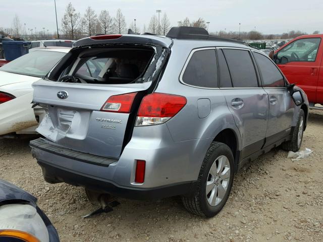 4S4BRBKC6C3272276 - 2012 SUBARU OUTBACK 2. BLUE photo 4