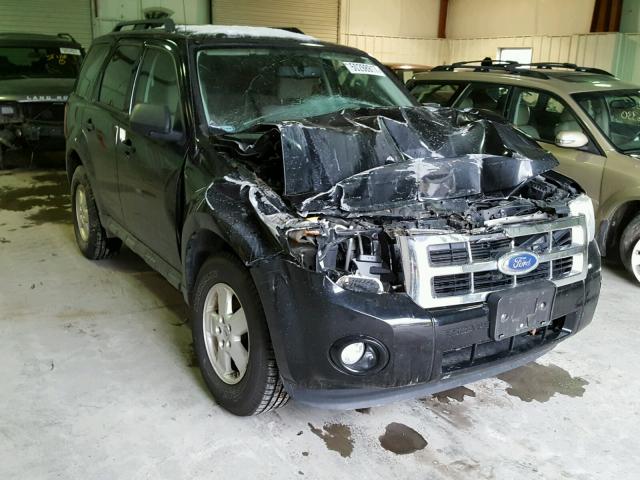 1FMCU9D71CKB83894 - 2012 FORD ESCAPE XLT BLACK photo 1