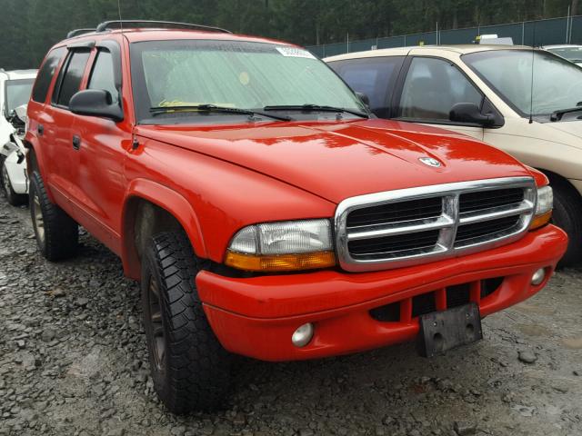 1D4HS48N93F544022 - 2003 DODGE DURANGO SL RED photo 1