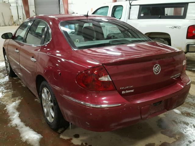 2G4WE587861201521 - 2006 BUICK LACROSSE C RED photo 3