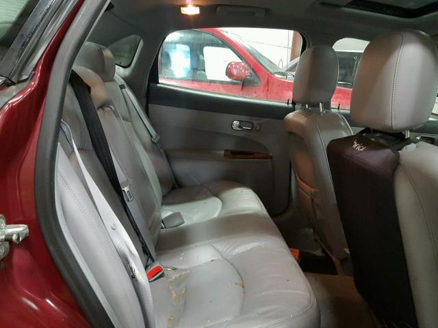 2G4WE587861201521 - 2006 BUICK LACROSSE C RED photo 6