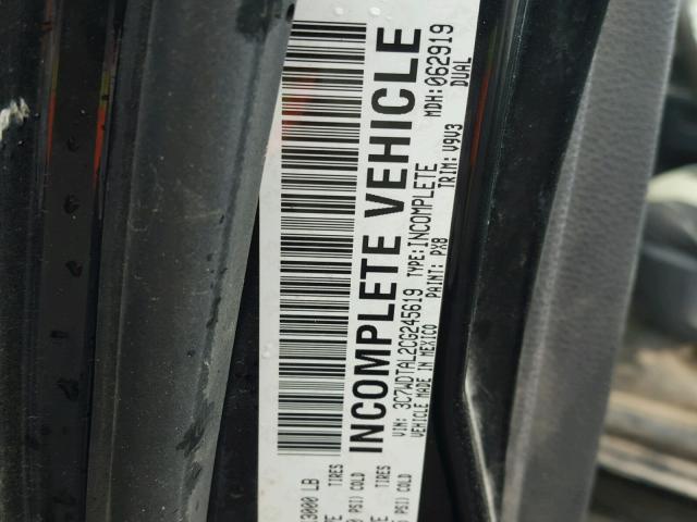 3C7WDTAL2CG245619 - 2012 DODGE RAM 3500 S BLACK photo 10