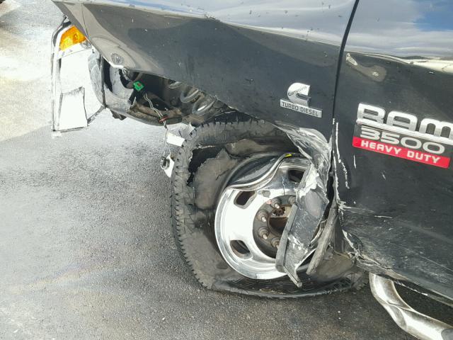 3C7WDTAL2CG245619 - 2012 DODGE RAM 3500 S BLACK photo 9
