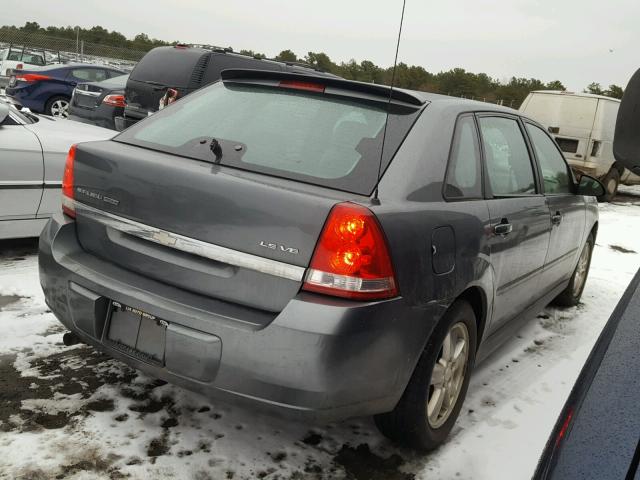 1G1ZT62875F125093 - 2005 CHEVROLET MALIBU MAX GRAY photo 4