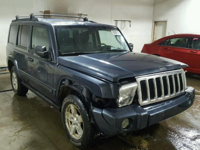 1J8HG48P87C592062 - 2007 JEEP COMMANDER BLUE photo 1